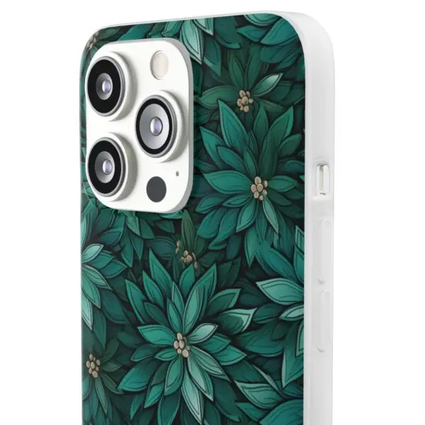 Viridian Flower Flex Phone Case for Iphone, Samsung and Google Pixel - Image 127
