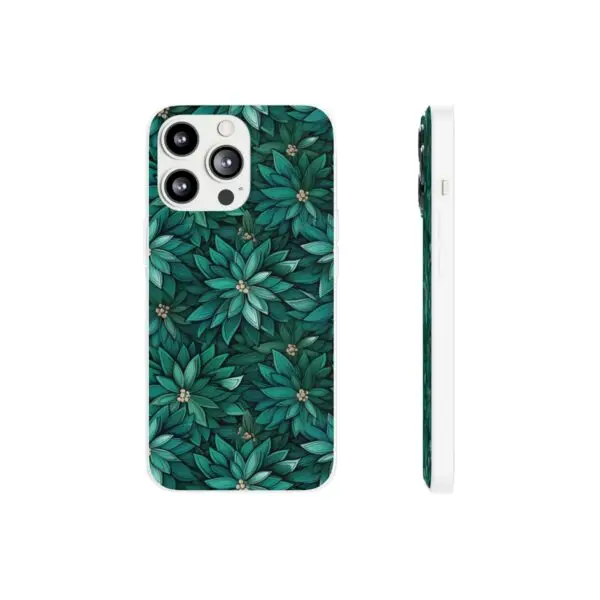 Viridian Flower Flex Phone Case for Iphone, Samsung and Google Pixel - Image 126