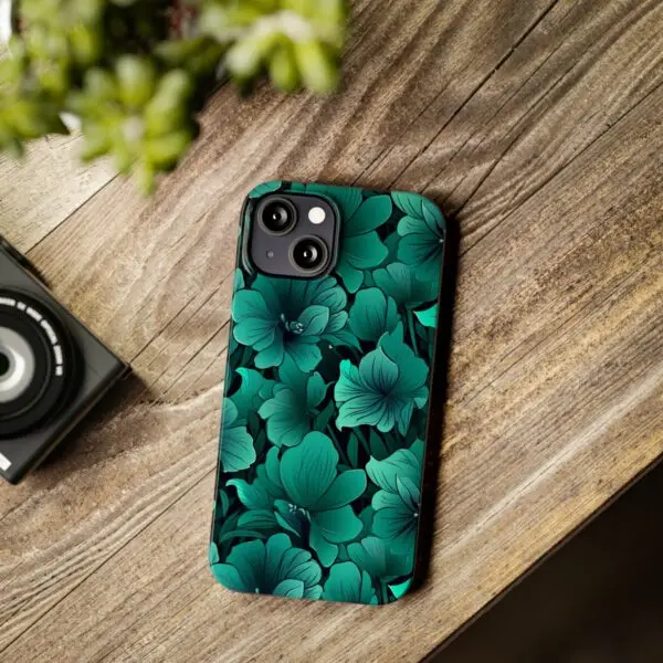 Viridian Elegance Slim Phone Case for Samsung, Iphone and Google Pixel - Image 76