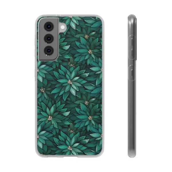 Viridian Flower Flex Phone Case for Iphone, Samsung and Google Pixel - Image 18