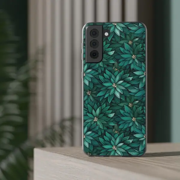 Viridian Flower Flex Phone Case for Iphone, Samsung and Google Pixel - Image 24