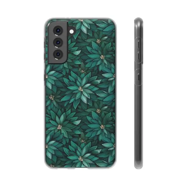 Viridian Flower Flex Phone Case for Iphone, Samsung and Google Pixel - Image 22