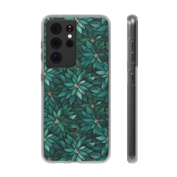 Viridian Flower Flex Phone Case for Iphone, Samsung and Google Pixel - Image 26