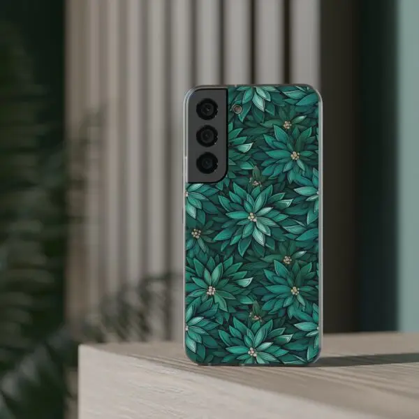 Viridian Flower Flex Phone Case for Iphone, Samsung and Google Pixel - Image 286