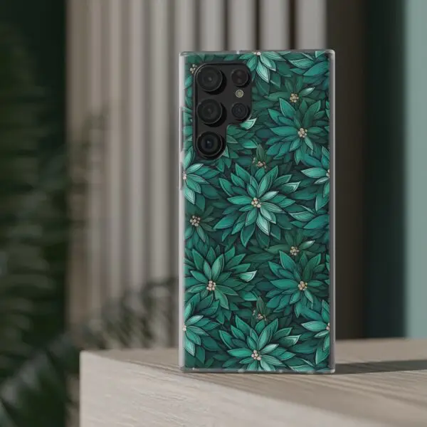 Viridian Flower Flex Phone Case for Iphone, Samsung and Google Pixel - Image 16