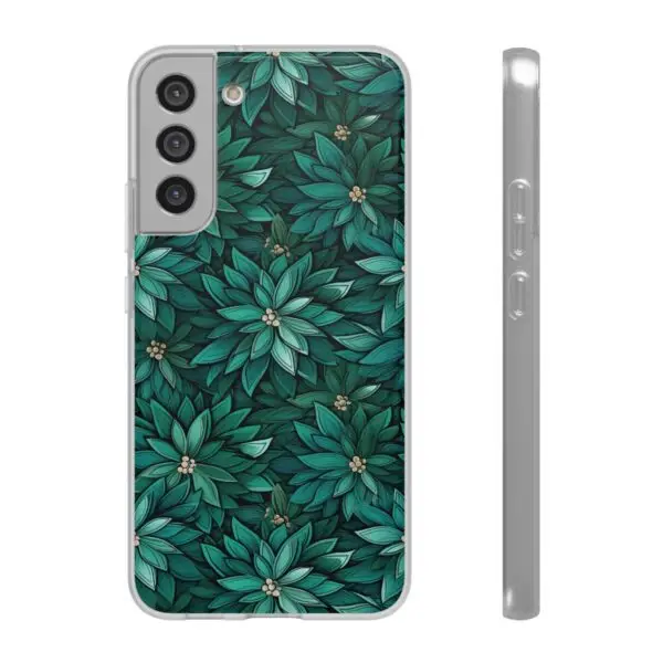 Viridian Flower Flex Phone Case for Iphone, Samsung and Google Pixel - Image 233