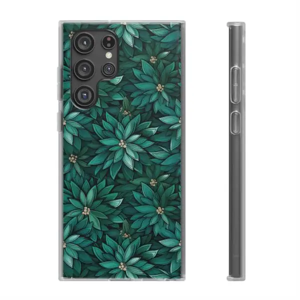 Viridian Flower Flex Phone Case for Iphone, Samsung and Google Pixel - Image 236