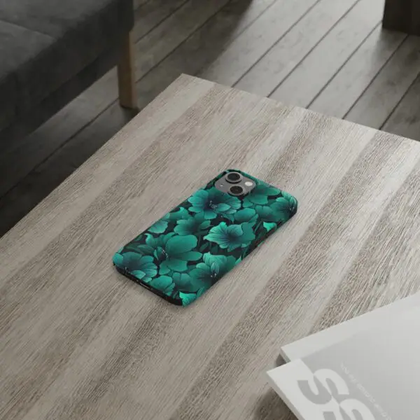 Viridian Elegance Slim Phone Case for Samsung, Iphone and Google Pixel - Image 66