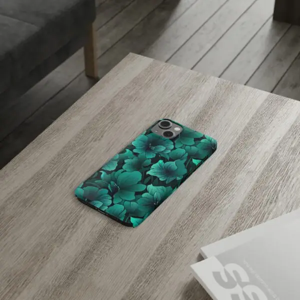 Viridian Elegance Slim Phone Case for Samsung, Iphone and Google Pixel - Image 70