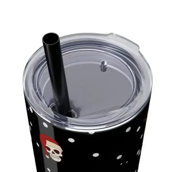 Nocturnal Yuletide Skinny Tumbler with Straw, 20oz - Image 16