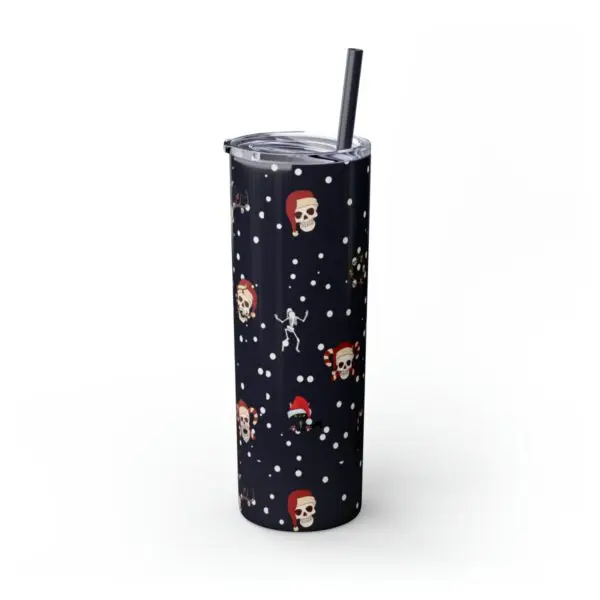 Nocturnal Yuletide Skinny Tumbler with Straw, 20oz - Image 29
