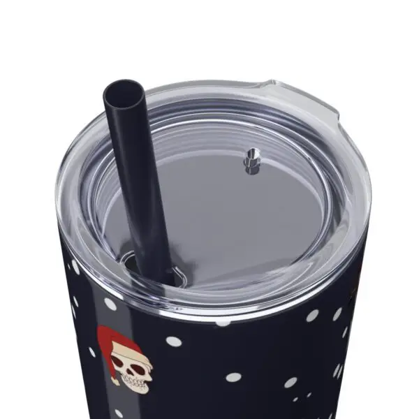Nocturnal Yuletide Skinny Tumbler with Straw, 20oz - Image 34