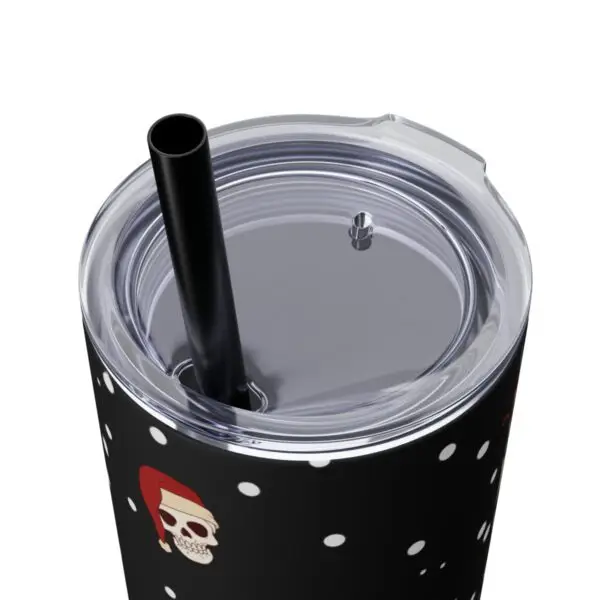 Nocturnal Yuletide Skinny Tumbler with Straw, 20oz - Image 43
