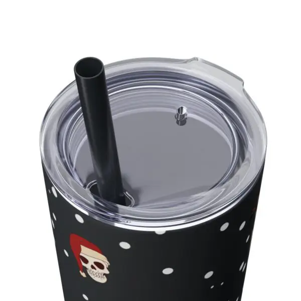 Nocturnal Yuletide Skinny Tumbler with Straw, 20oz - Image 52