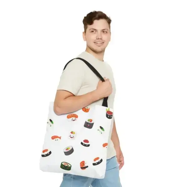 Sushi Smiles Tote Bag (AOP) - Image 3