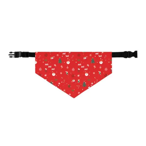 Red Festive Elegance Pet Bandana Collar