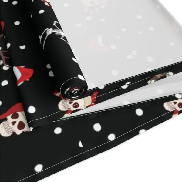 Nocturnal Yuletide Goth Holiday Table Runner (Cotton, Poly) - Image 8