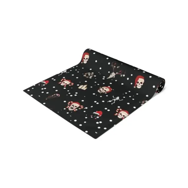 Nocturnal Yuletide Goth Holiday Table Runner (Cotton, Poly) - Image 12