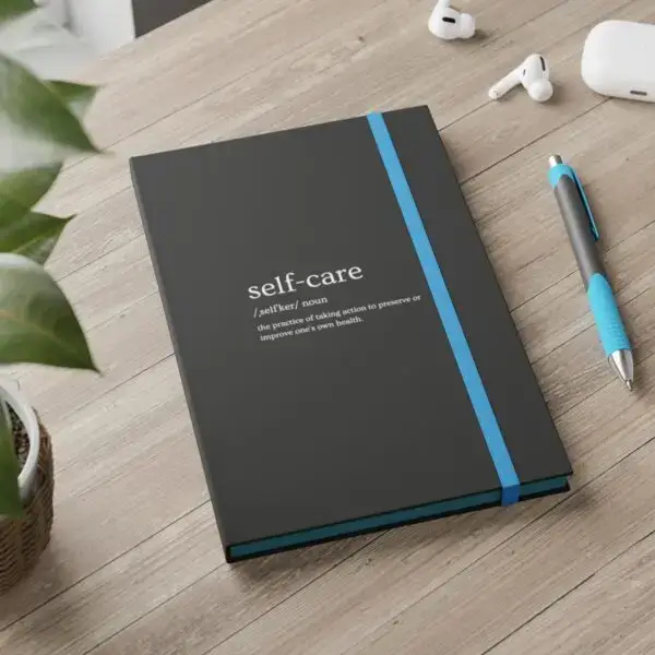 Self Care Journal Color Contrast Notebook - Ruled - Image 11