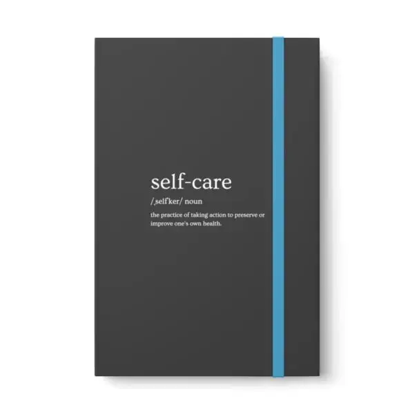 Self Care Journal Color Contrast Notebook - Ruled - Image 7