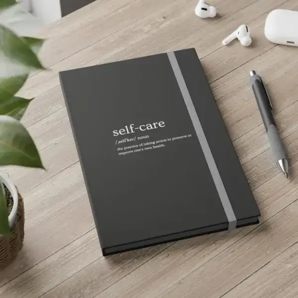Self Care Journal Color Contrast Notebook - Ruled - Image 17