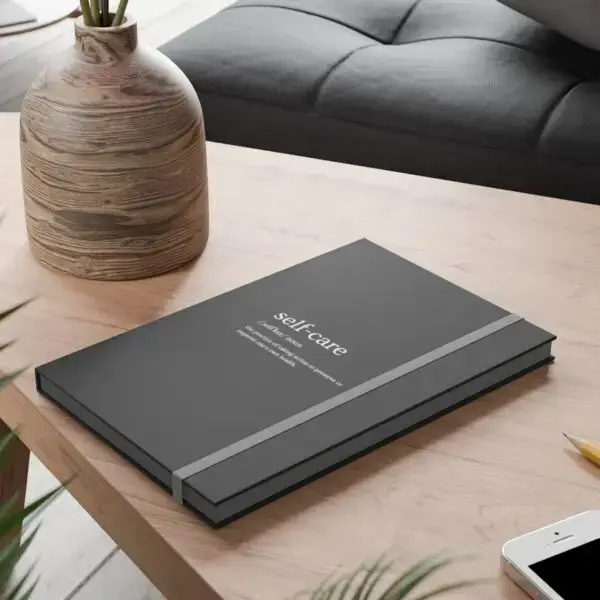 Self Care Journal Color Contrast Notebook - Ruled - Image 18