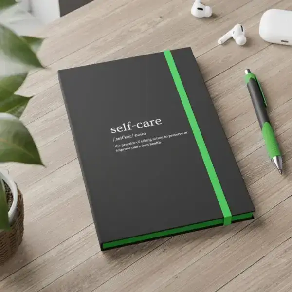 Self Care Journal Color Contrast Notebook - Ruled - Image 23