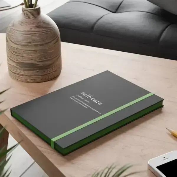 Self Care Journal Color Contrast Notebook - Ruled - Image 24