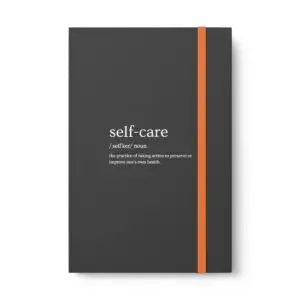 Self Care Journal Color Contrast Notebook - Ruled