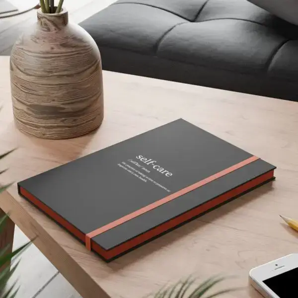 Self Care Journal Color Contrast Notebook - Ruled - Image 6