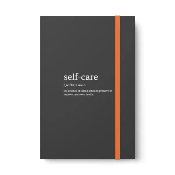 Self Care Journal Color Contrast Notebook - Ruled