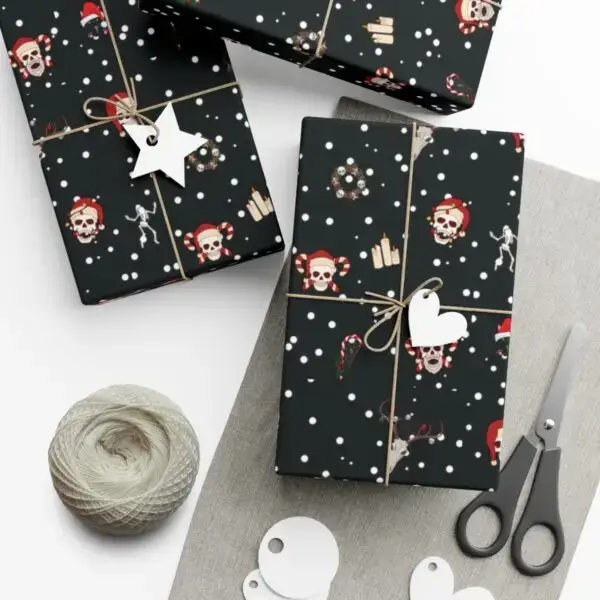 Nocturnal Yuletide Gift Wrap Papers - Image 2