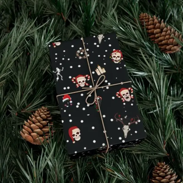 Nocturnal Yuletide Gift Wrap Papers - Image 8