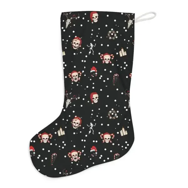 Nocturnal Yuletide Goth Santa Stocking - Image 2