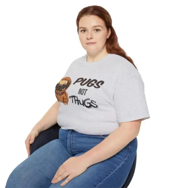 Pugs Not Thugs Unisex Ultra Cotton Tee - Light - Image 33
