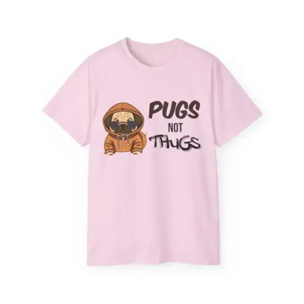 Pugs Not Thugs Unisex Ultra Cotton Tee - Light