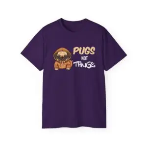 Pugs Not Thugs Unisex Ultra Cotton Tee - Dark