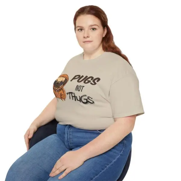 Pugs Not Thugs Unisex Ultra Cotton Tee - Light - Image 44