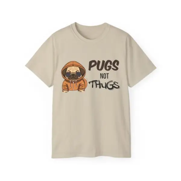 Pugs Not Thugs Unisex Ultra Cotton Tee - Light - Image 34