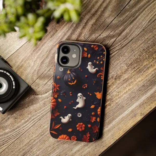 Spooky Harvest Autumn Halloween Skulls Tough Phone Cases for iPhone and Samsung - Image 40