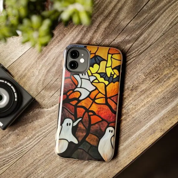 Spectral Stained Glass Halloween Tough Phone Case for iPhone and Samsung - Image 22