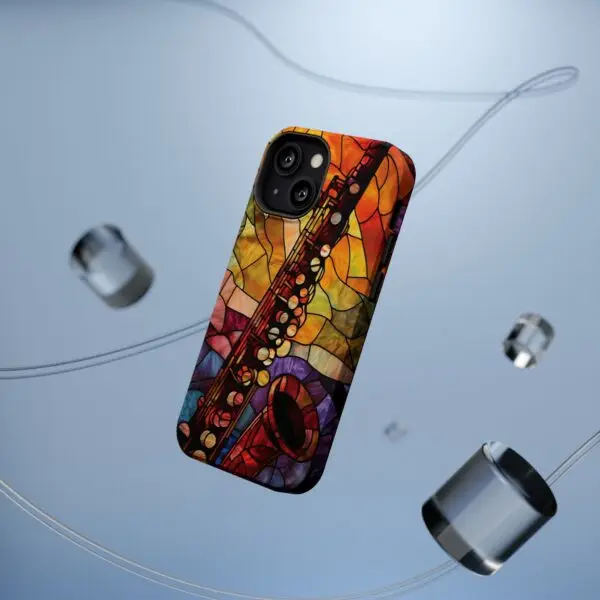 Symphonic Stained Glass Oboe Magnetic Tough Case for iPhone and Samsung - Image 60