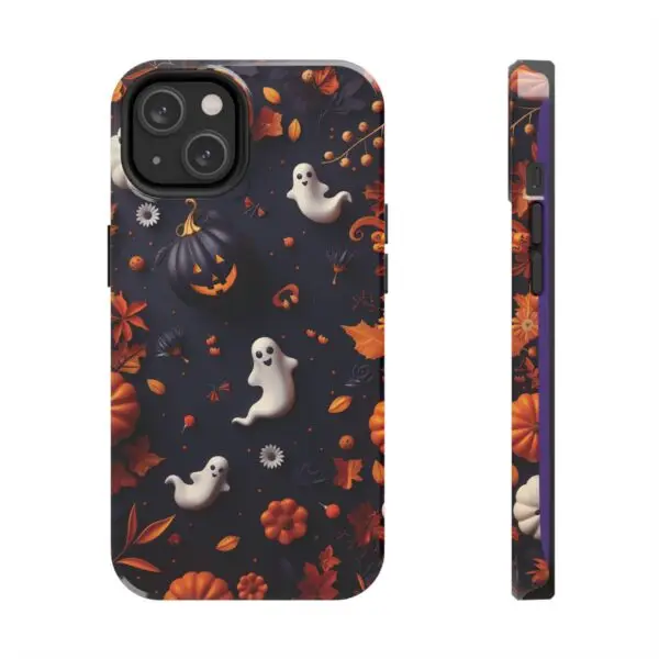 Spooky Harvest Autumn Halloween Skulls Tough Phone Cases for iPhone and Samsung - Image 83