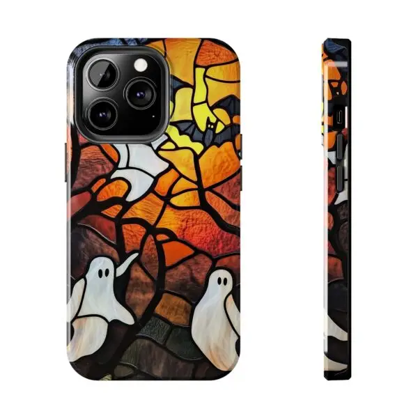 Spectral Stained Glass Halloween Tough Phone Case for iPhone and Samsung - Image 71