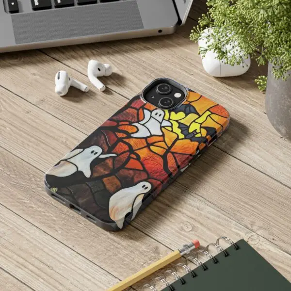 Spectral Stained Glass Halloween Tough Phone Case for iPhone and Samsung - Image 90