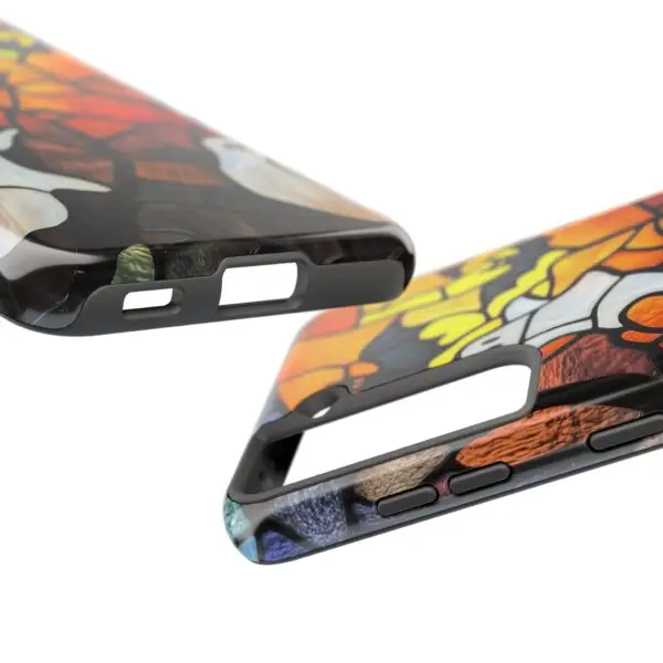 Spectral Stained Glass Halloween Tough Phone Case for iPhone and Samsung - Image 123