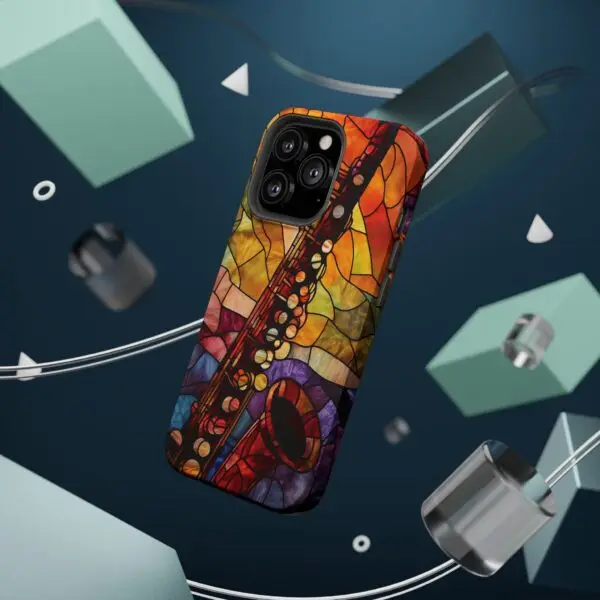 Symphonic Stained Glass Oboe Magnetic Tough Case for iPhone and Samsung - Image 73