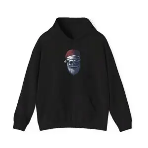Dark Santa Gothic Christmas Unisex Heavy Blend™ Hooded Sweatshirt
