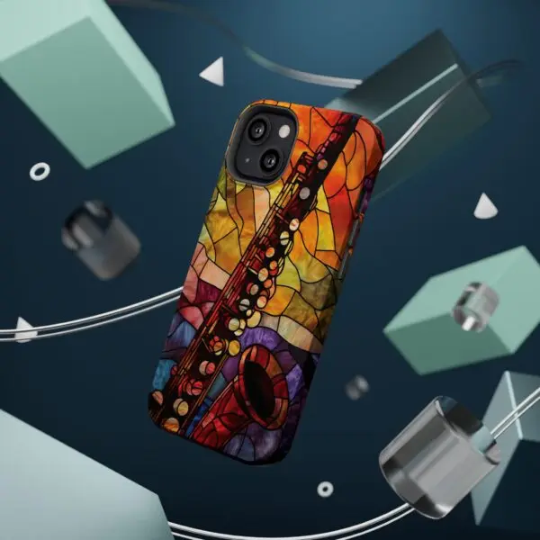 Symphonic Stained Glass Oboe Magnetic Tough Case for iPhone and Samsung - Image 48