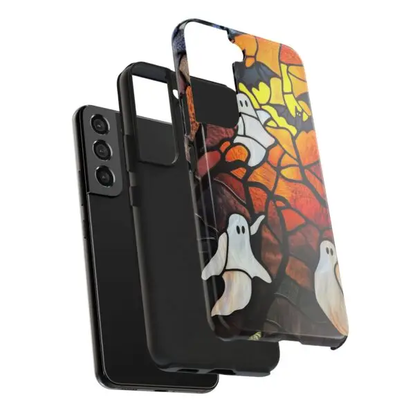 Spectral Stained Glass Halloween Tough Phone Case for iPhone and Samsung - Image 119